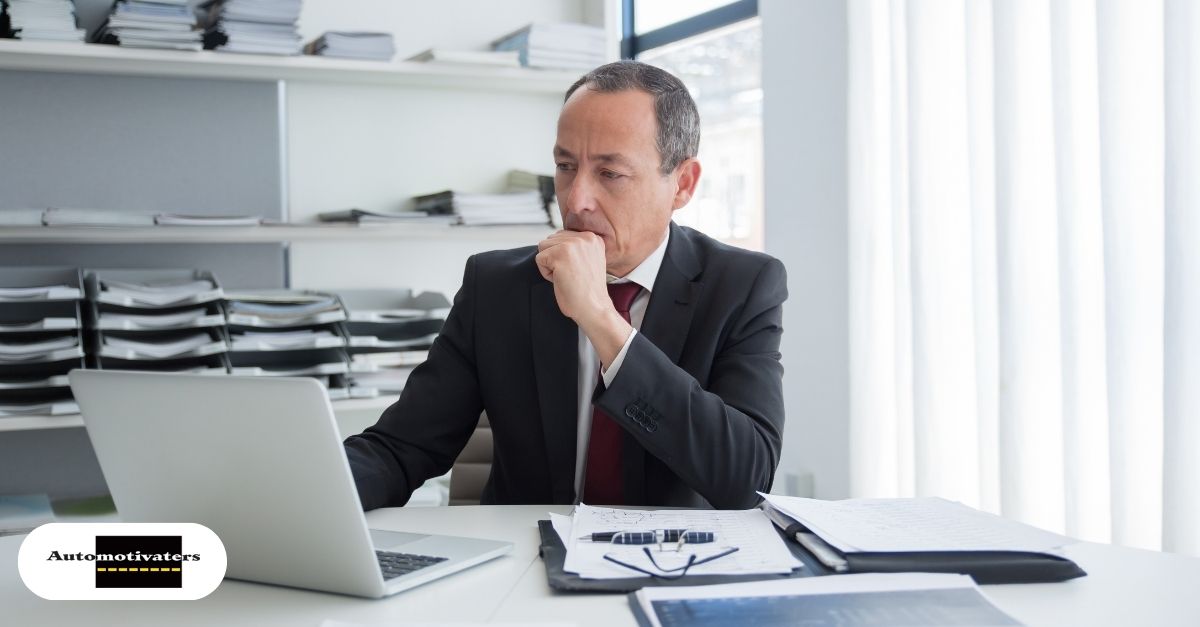 Service manager reviewing KPIs on a digital dashboard
