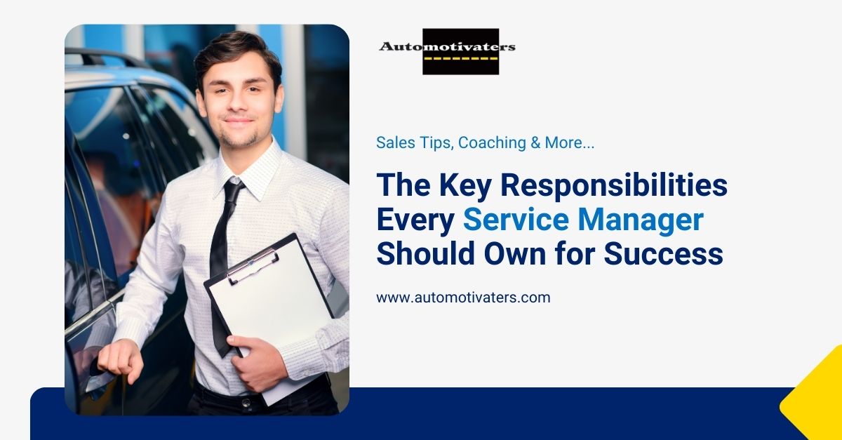 The Key Responsibilities Every Service Manager Should Own for Success