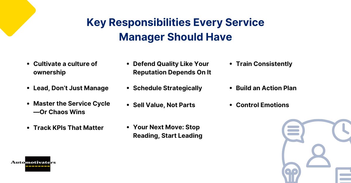 Key Responsibilities Every Service Manager Should Have