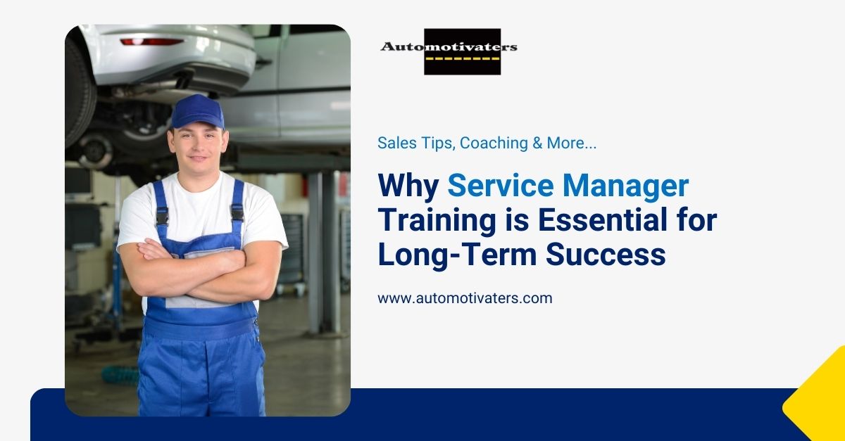 Why Service Manager Training is Essential for Long-Term Success