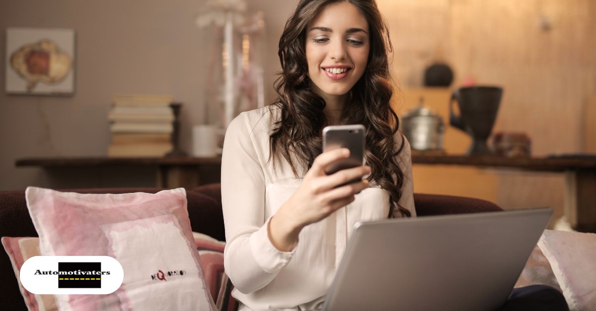 Sales consultant training at night using an AI coaching app on a tablet