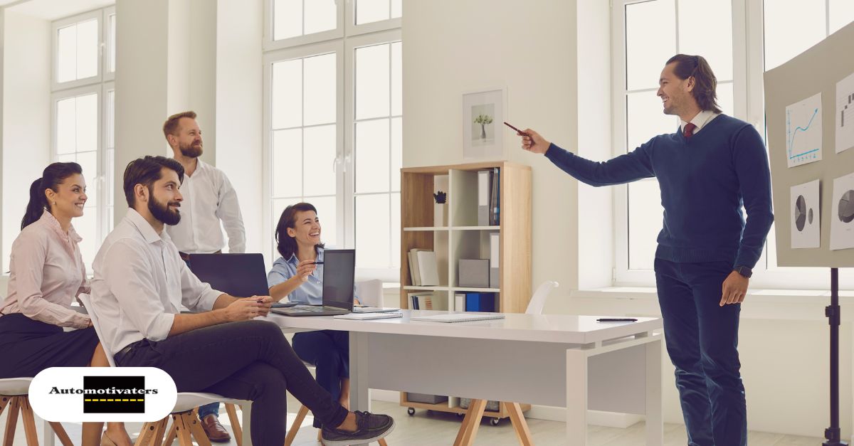 Training manager analyzing performance dashboards and interview notes